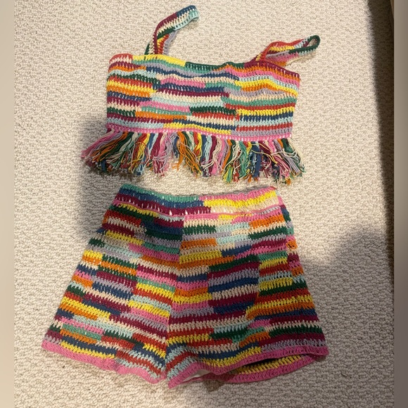 Saylor Gwendoline Colorful Striped Knit Set - Picture 2 of 3